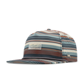 The angled view of the melin Split Crushed Fit Coronado Brick Hydro hat in Picante