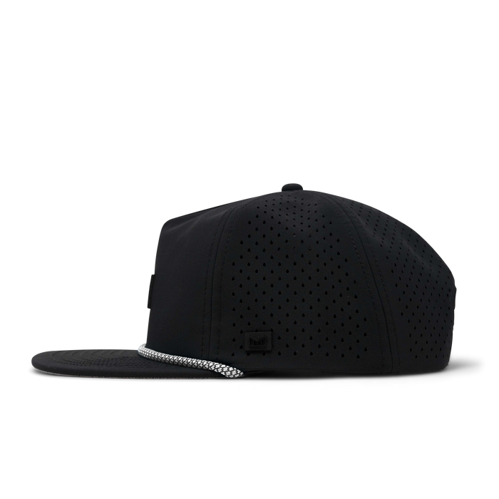 The side view of melin's Coronado Brick Hydro - Black / Gum