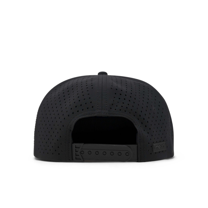 The back view of melin's Coronado Brick Hydro - Black / Gum