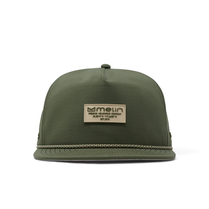 The front view of melin's Coronado Brick Hydro - Canopy / Khaki