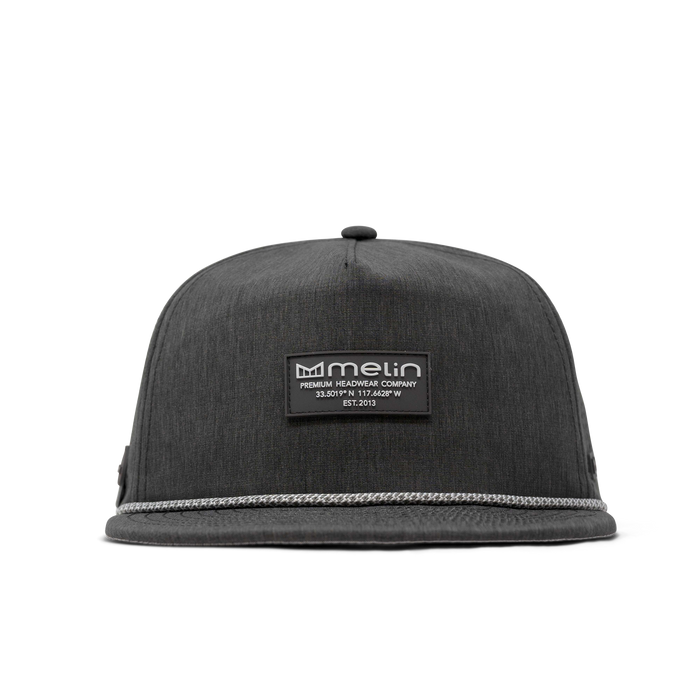 The front view of melin's Coronado Brick Hydro in Heather Charcoal