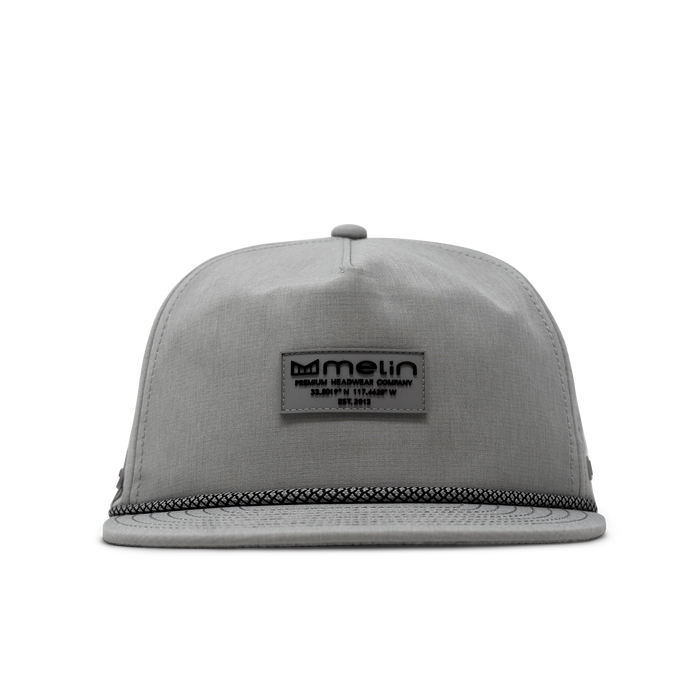 The front view of melin's Coronado Brick Hydro in Heather Grey