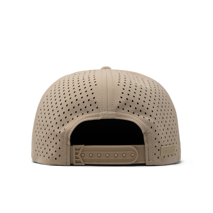 The back view of melin's Coronado Brick Hydro - Khaki