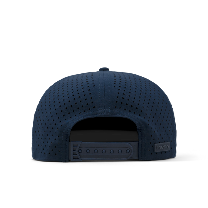 The back view of melin's Coronado Brick Hydro in Navy