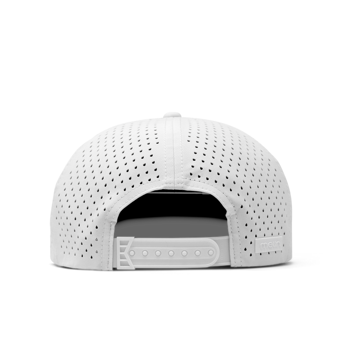 The back view of melin's Coronado Brick Hydro in White