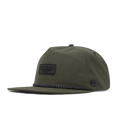 The front, angled view of the melin Coronado Brick Thermal  Split Crushed Fit in Military