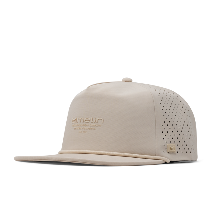 The front, angled view of the melin Coronado Hydrolite  Split Crushed Fit in  Bone
