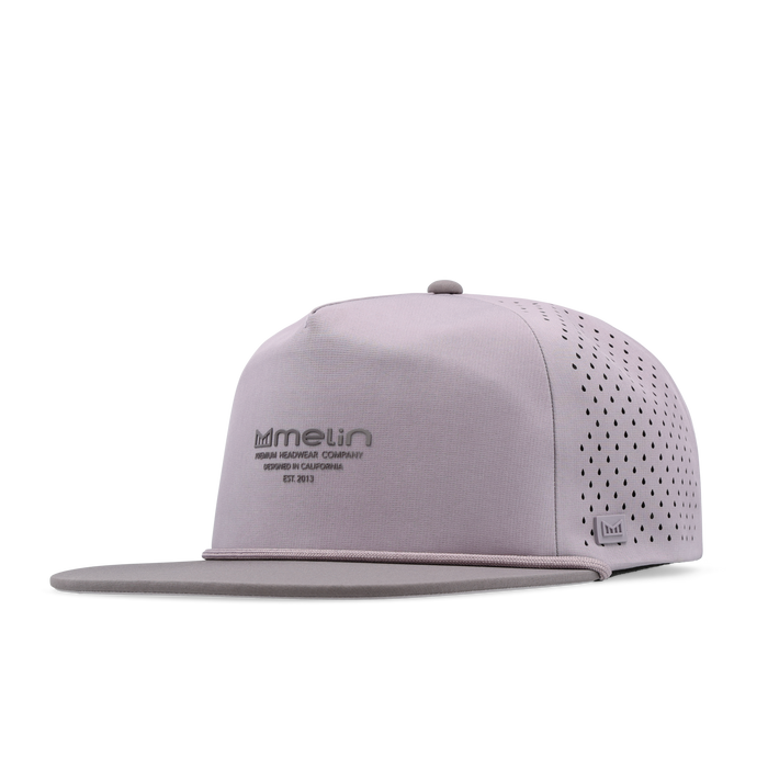 The front, angled view of the melin Coronado Hydrolite  Split Crushed Fit in  Shark