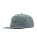 The front, angled view of the melin Coronado Hydrolite  Split Crushed Fit in  Stormy Blue