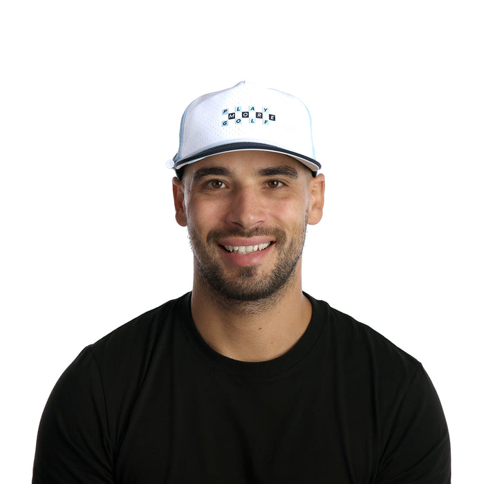 The model-image view of the melin Split Crushed Fit Coronado Links Drive Hydro  in Sky Blue / White