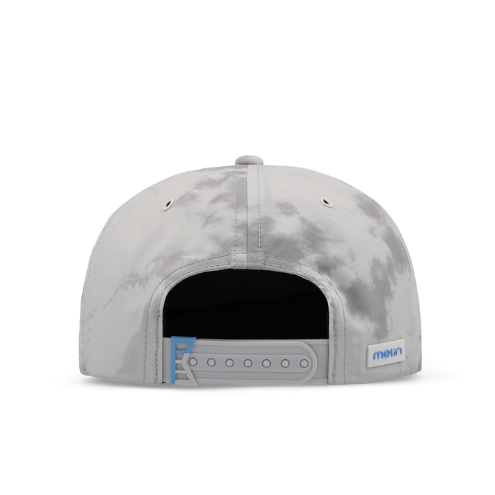 The back view of the melin Coronado Links Hydro  Split Crushed Fit in  Sky / Light Grey