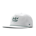 The angled view of melin's Coronado Links Hydro - White / Green