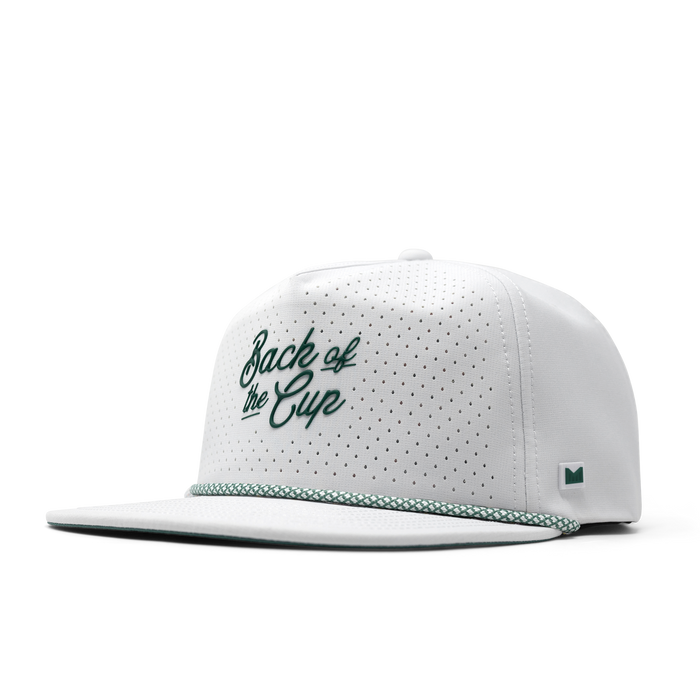 The angled view of melin's Coronado Links Hydro - White / Green