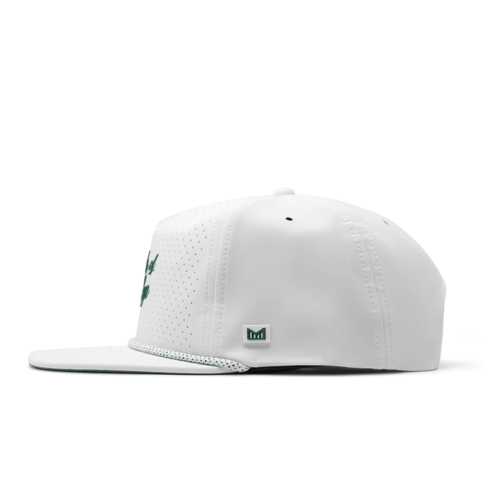 The side view of melin's Coronado Links Hydro - White / Green