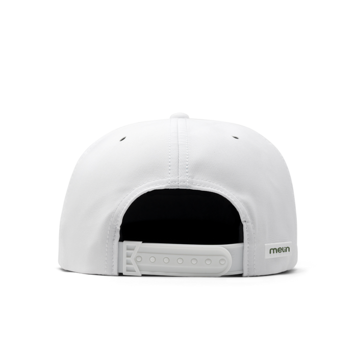 The back view of melin's Coronado Links Hydro - White / Green