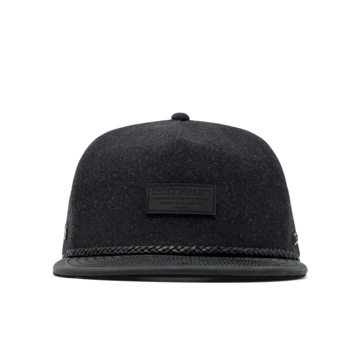 The front view of the melin Coronado Scout Thermal  Split Crushed Fit in  Black