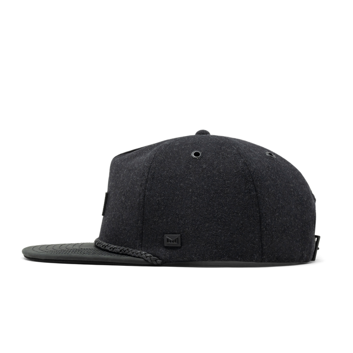The side view of the melin Coronado Scout Thermal  Split Crushed Fit in  Black