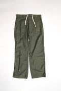COTTON BACK SATIN OG BAKERS PANT WITH PAINT - GREEN