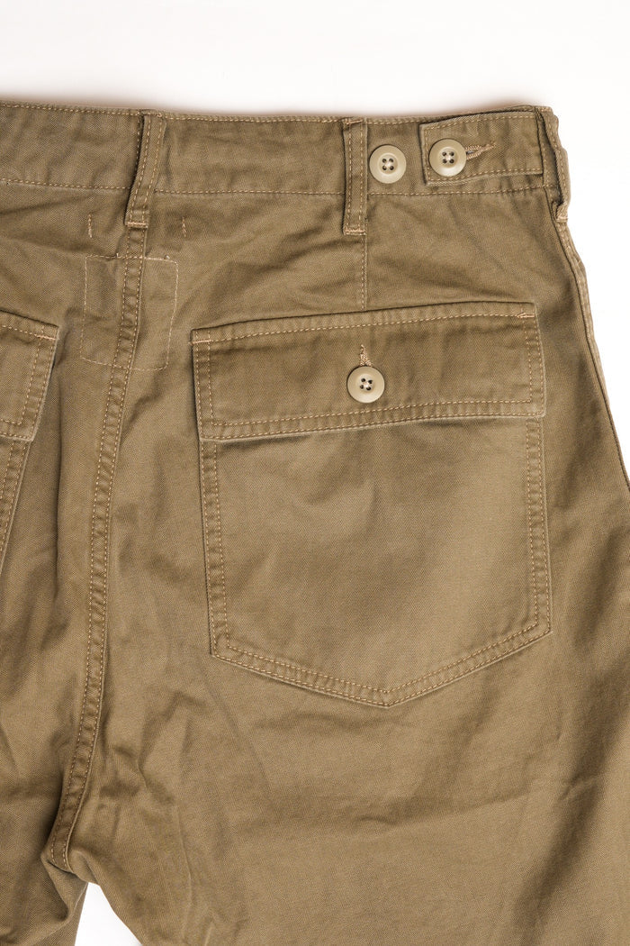 COTTON HBT BAKERS SHORT PANTS - GREEN
