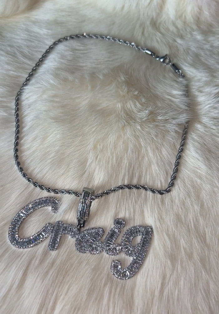Cursive Personalized Name Pendant