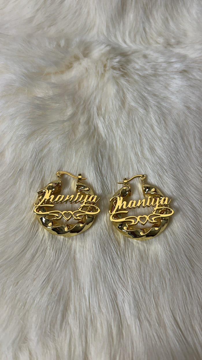 Custom Hoop Earrings