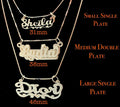 Custom Name Pendant Silver or Gold  Call For Prices  image 0
