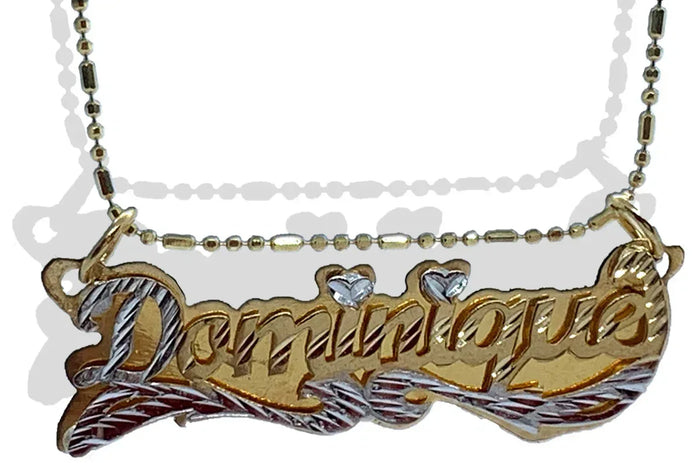 Custom Name Pendant Silver or Gold  Call For Prices  image 2
