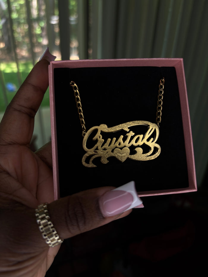 Custom Name Plate Necklace