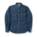 D5701 Natural indigo denim western shirt - INDIGO