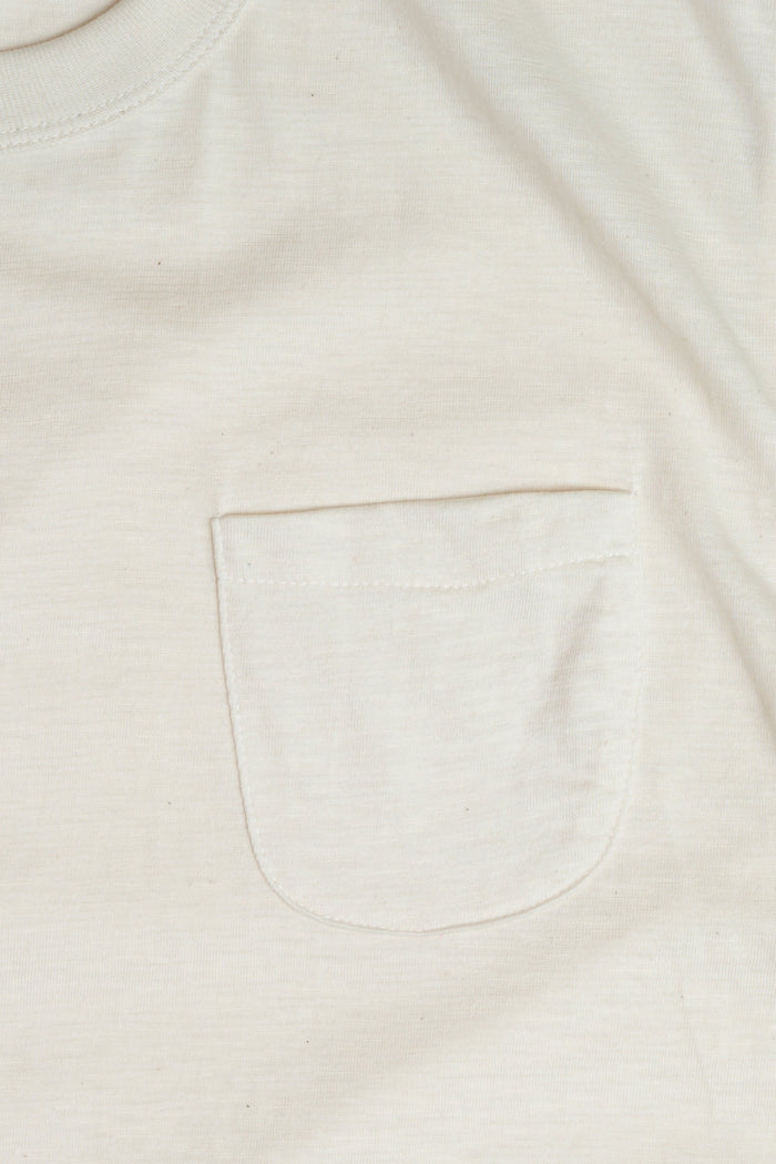 DAILY POCKET TEE S/S - NATURAL