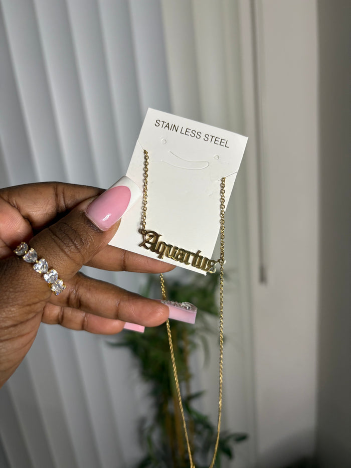 Dainty Zodiac Necklace✨