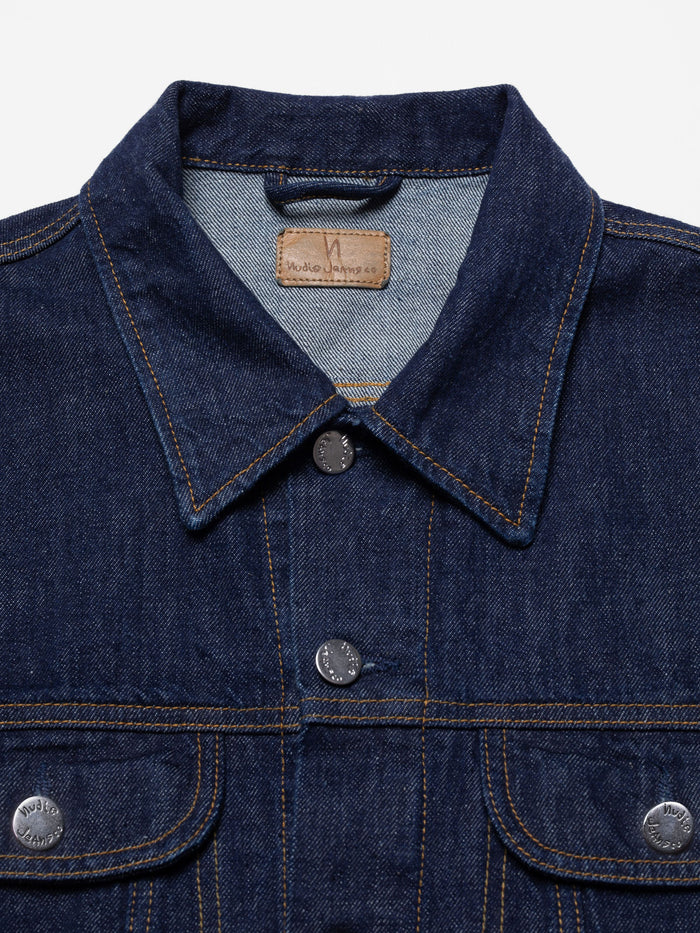 DANNY 40S REDCAST DENIM JACKET - DARK BLUE