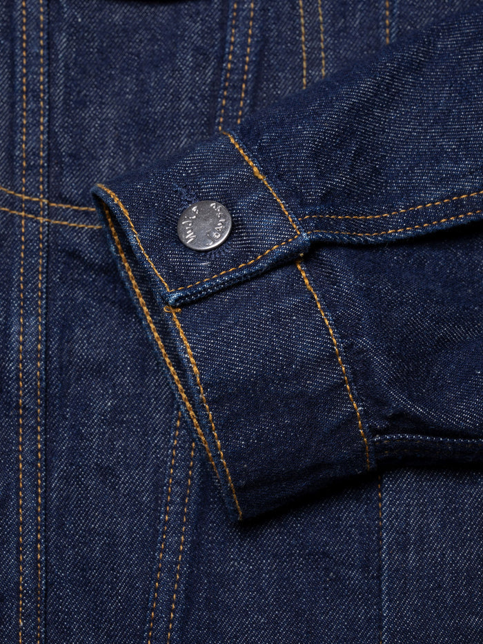 DANNY 40S REDCAST DENIM JACKET - DARK BLUE