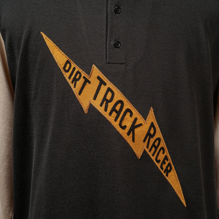 DIRT TRACK RACER - MO TORCYCLE JERSEY - BLACK