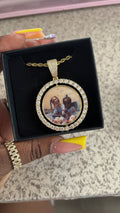 Double Sided Picture Necklace