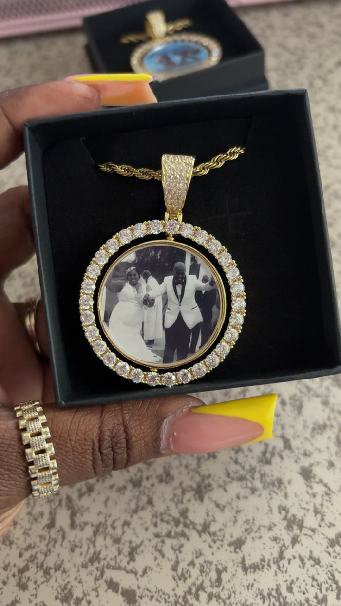 Double Sided Picture Necklace