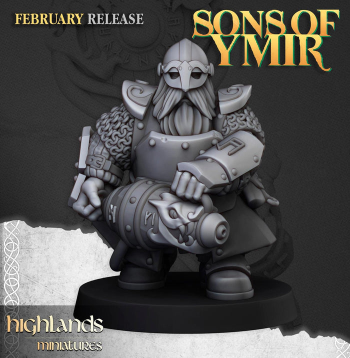Dwarf Firespitters Dwarfs - Highlands Miniatures