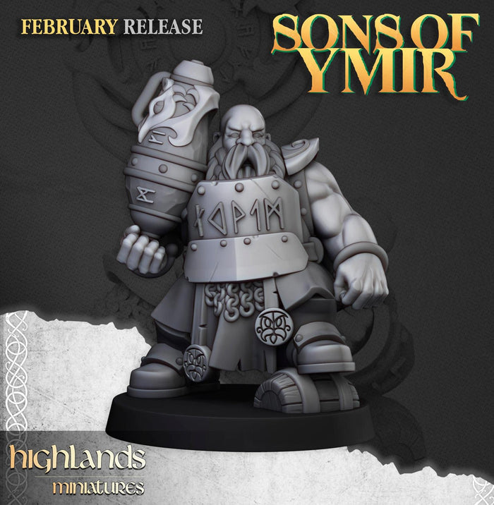 Dwarf Firespitters Dwarfs - Highlands Miniatures