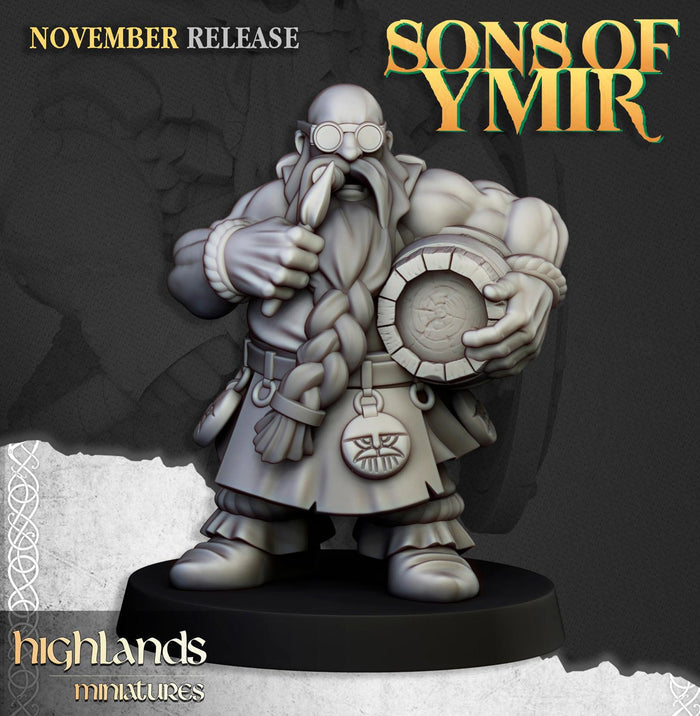 Dwarf Flame Cannon - Highlands Miniatures