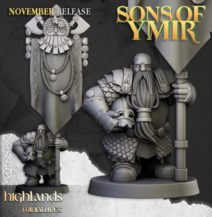 Dwarf Huscarls - Highlands Miniatures