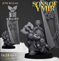 Dwarf Lord with Banner - Highlands Miniatures