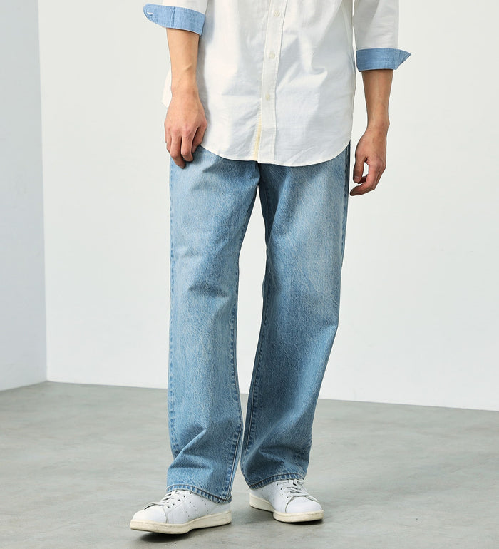 E50324-56 LOOSE STRAIGHT - LIGHT BLUE