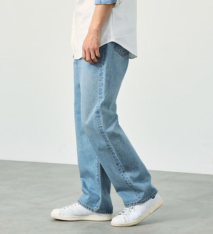 E50324-56 LOOSE STRAIGHT - LIGHT BLUE