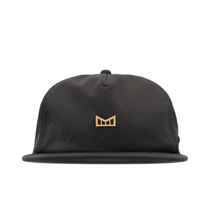 The front view of the melin Eagle Hydro  Split Crushed Fit in  Black / Gum