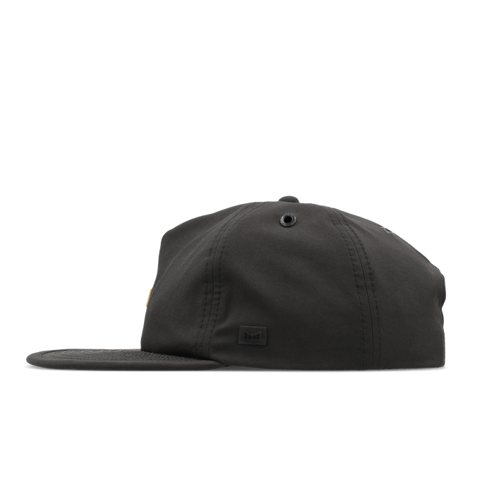 The side view of the melin Eagle Hydro  Split Crushed Fit in  Black / Gum