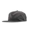 The front, angled view of the melin Eagle Hydro  Split Crushed Fit in  Heather Charcoal