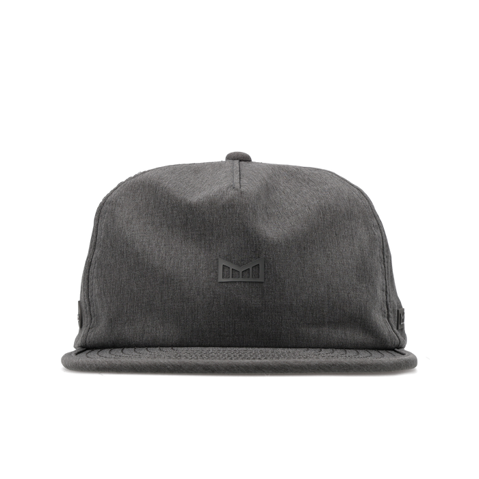 The front view of the melin Eagle Hydro  Split Crushed Fit in  Heather Charcoal