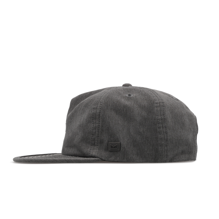 The side view of the melin Eagle Hydro  Split Crushed Fit in  Heather Charcoal