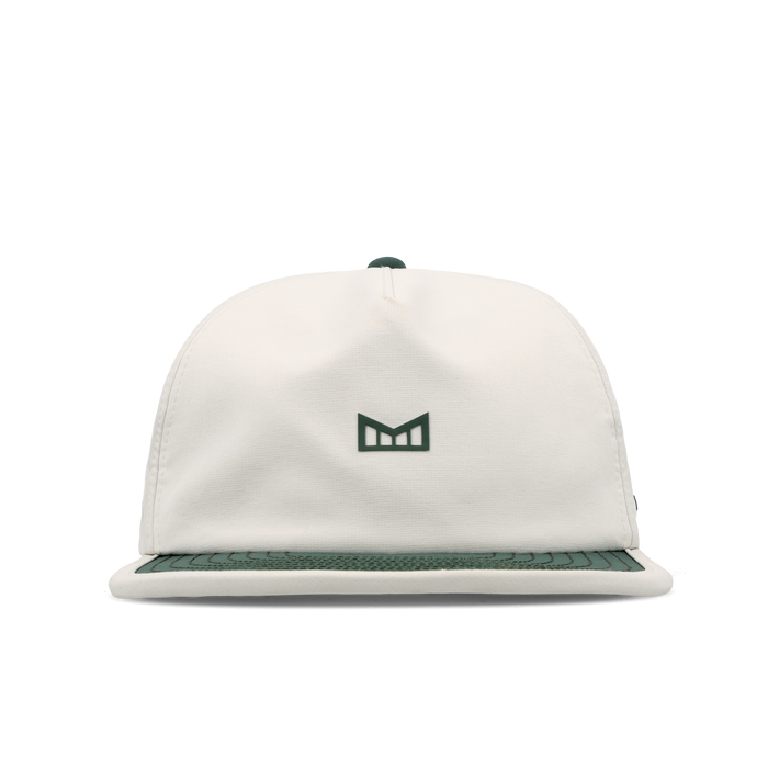 The front view of the melin Eagle Hydro  Split Crushed Fit in  Misty Trails