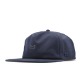 The front, angled view of the melin Eagle Hydro  Split Crushed Fit in  Navy